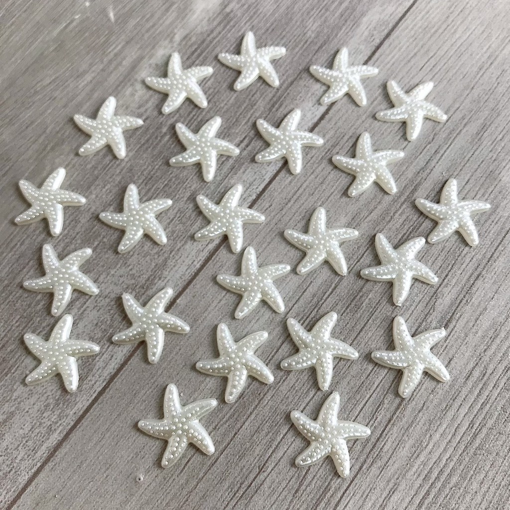 Hạt Nhựa Giả Ngọc Nhiều Hình Trang trí thủ công, làm đồ handmade