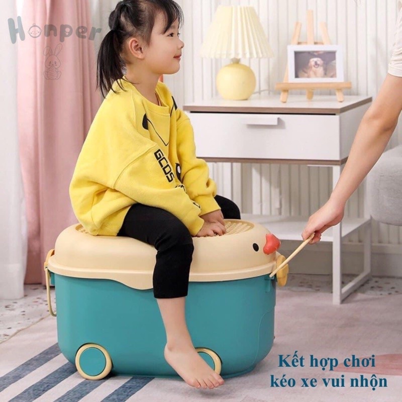 Thùng Đựng Đồ Chơi Hình Vịt Honper Size To