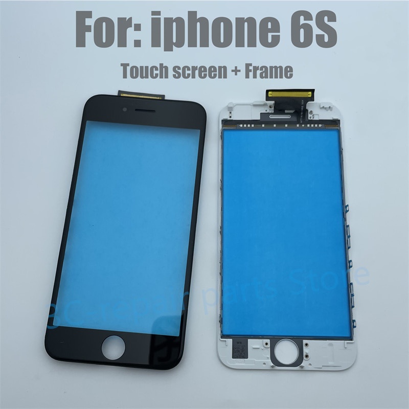 Màn hình cảm ứng mới + Khung viền cho iphone 5 5S 5C 6 6S Plus iphone 7 7plus 8 8plus Bộ số hóa kính phân tán Kính ngoài