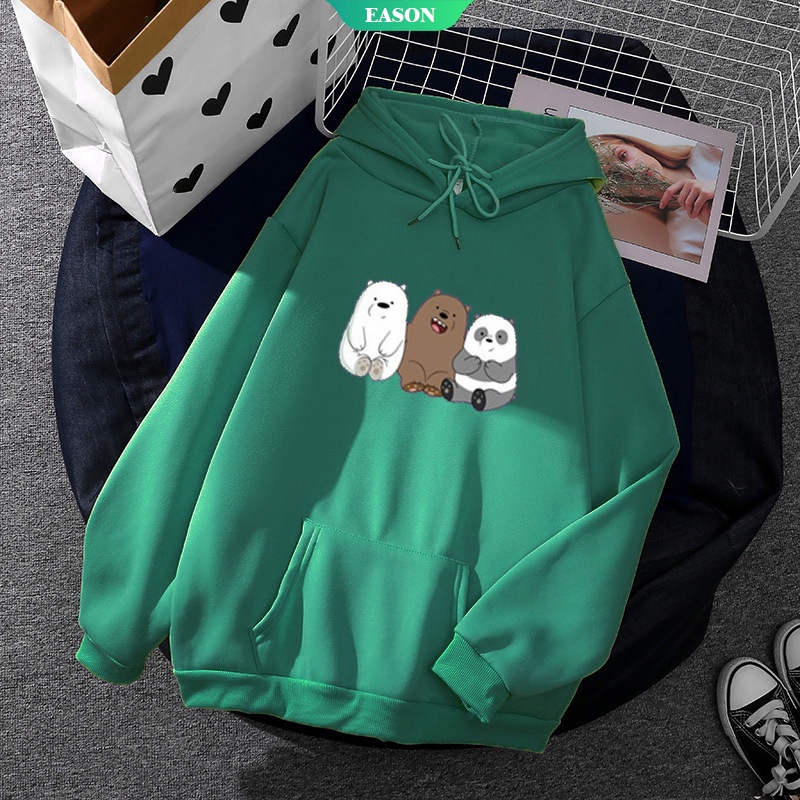 Áo Hoodie Tay Dài In Hình Gấu Thời Trang Dành Cho Nam