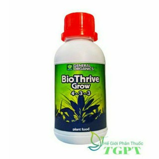 Chai Chiết Phân Bón Hữu Cơ Bio Thrive Grow 4-3-3 Nhập Khẩu MỸ - 100ml - Chuyên Dùng Chăm Cây Con, Cây Keiki