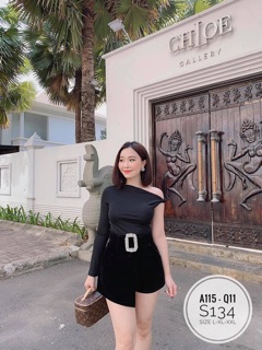 Bigsize Áo lệch vai A115