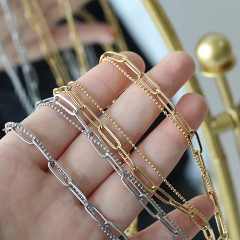 Dây Chuyền 2 Tầng Titan Ko Đen TT 3899