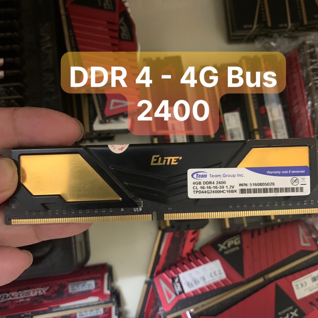 Ram - DDR4 - 4G - Bus 2133/2400 Kingmax ,Gskill, Team, Adata,Dato,Kington Fury Tản Nhiệt... - Vi Tính Bắc Hải