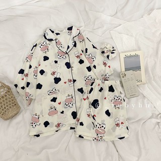 Set pyjama 3 chi tiết ( hình thật shop chụp)