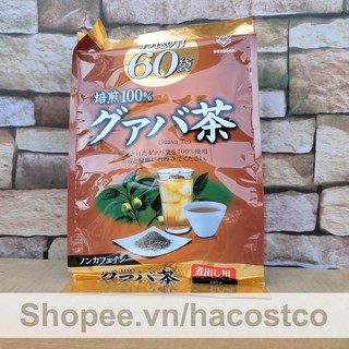 Trà Ổi Orihiro 60 túi lọc - Trà lá ổi Guava tea Nhật Bản Hỗ Trợ Giảm Cân