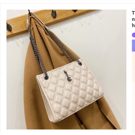 Túi xách thời trang dây đeo xích có thể đeo vai và đeo chéo