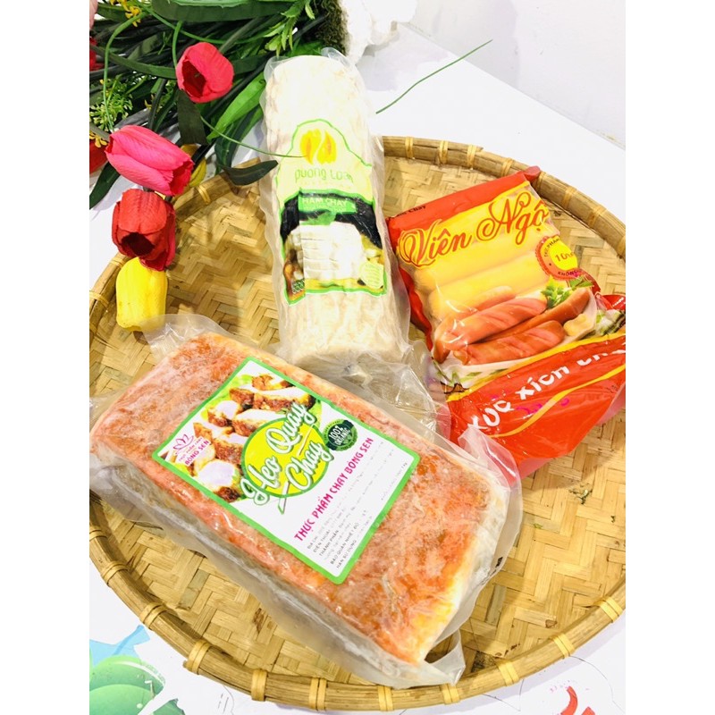 1KG HAM GÀ- 1KG HEO QUAY- 500g XÚC XÍCH CHAY