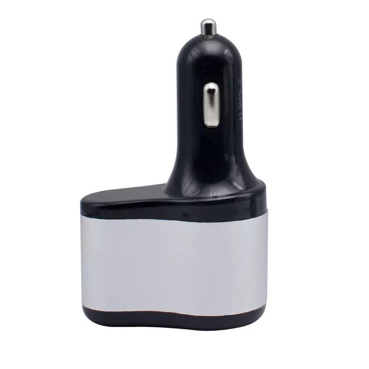 Tẩu sạc Nhanh 3.1A, ra 2 cổng sạc USB và 1 lỗ cắm cho xe hơi QZ370