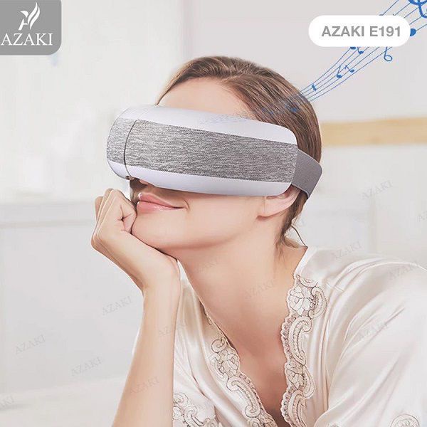 MÁY MASSAGE MẮT AZAKI E191 PLUS 7 CHỨC NĂNG CÓ THỂ PHÁT NHẠC BẮT SÓNG BUETOOTH