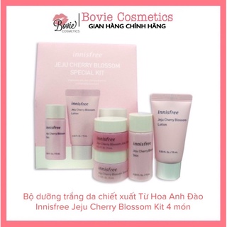 Bộ Kit dưỡng da hoa anh đào Innisfree Jeju Cherry Blossom Kit