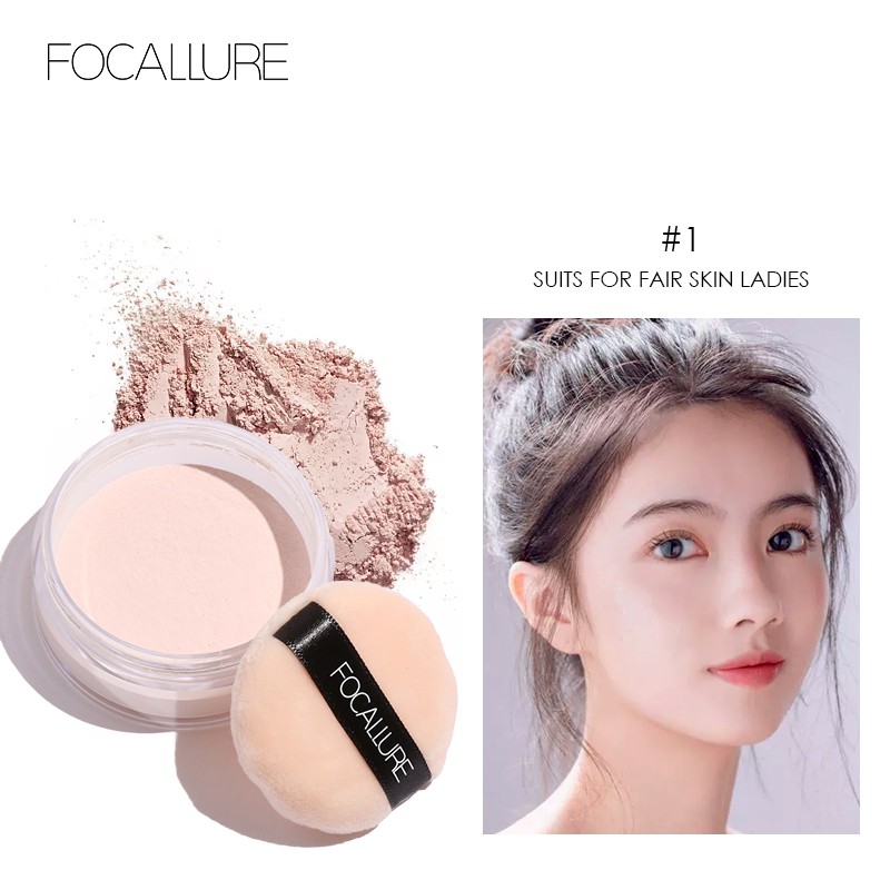 Phấn nền FOCALLURE 3 màu tùy chọn 7G chất lượng cao