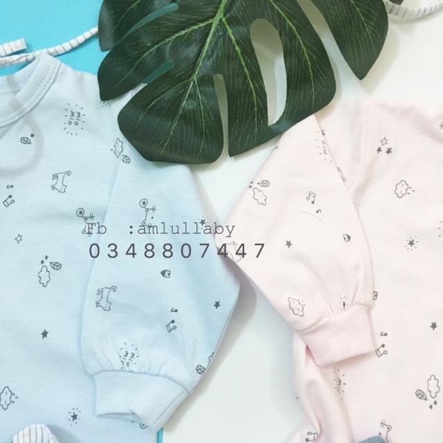 [ MIO mỏng] Áo dài tay MIOMIO (0m-24m) phom rộng