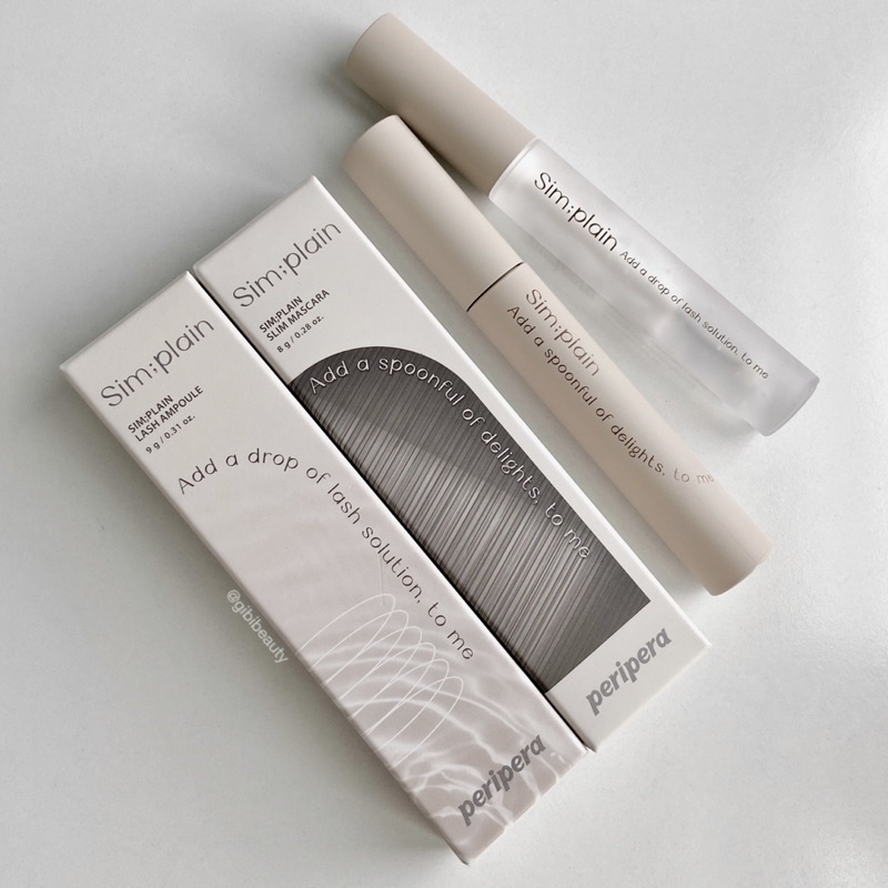 Dưỡng mi và mascara siêu mảnh PERIPERA Sim:Plain