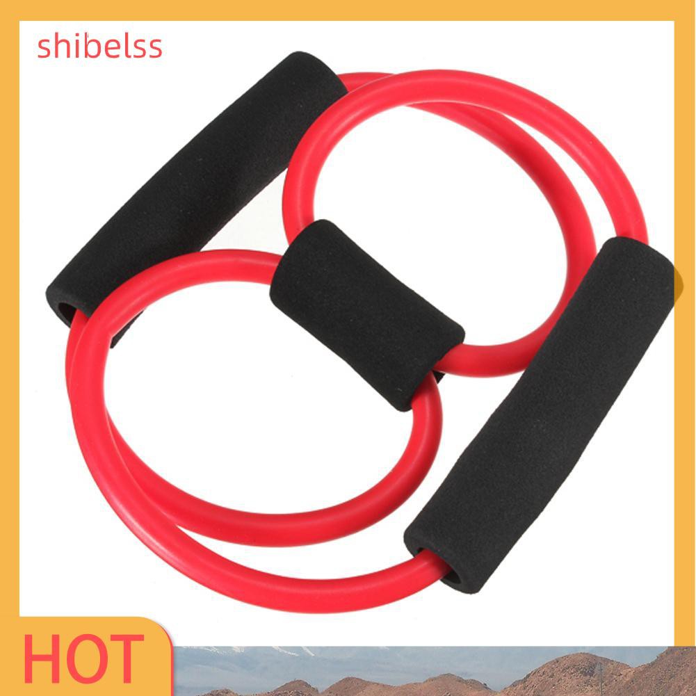 （ʚshibelss）Resistance Training Muscle Elastic Band Tube Weight Control Fitness