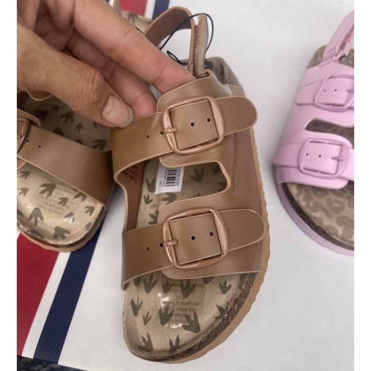 Sandal bé trai bé gái C&amp;A  Dép quai hậu trẻ em da thật đế mềm xuất dư 0622