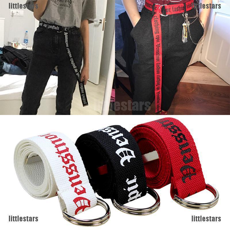 Thắt Lưng Sợi Dệt 130cm Khóa Chữ D Kép