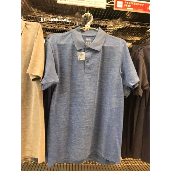 Áo Polo Uni Qlo Nam Dry Ex Tay Ngắn - Nội Địa Nhật Bản