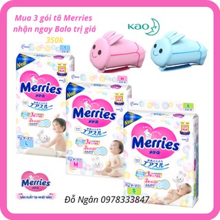 [DATE MỚI NHẤT]Bỉm Tã Quần/Dán Jumbo Merries Nhập Khẩu Chính Hãng Công Ty Kao Việt Nam Có Đủ Size M74 L56 XL50 XXL32 S82