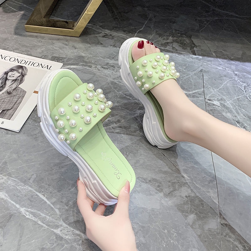 Dép Sandal Nữ Đế Xuồng Dày Phong Cách Mới