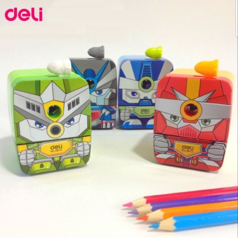 Gọt chì quay tay siêu nhân Deli-Chuốt chì