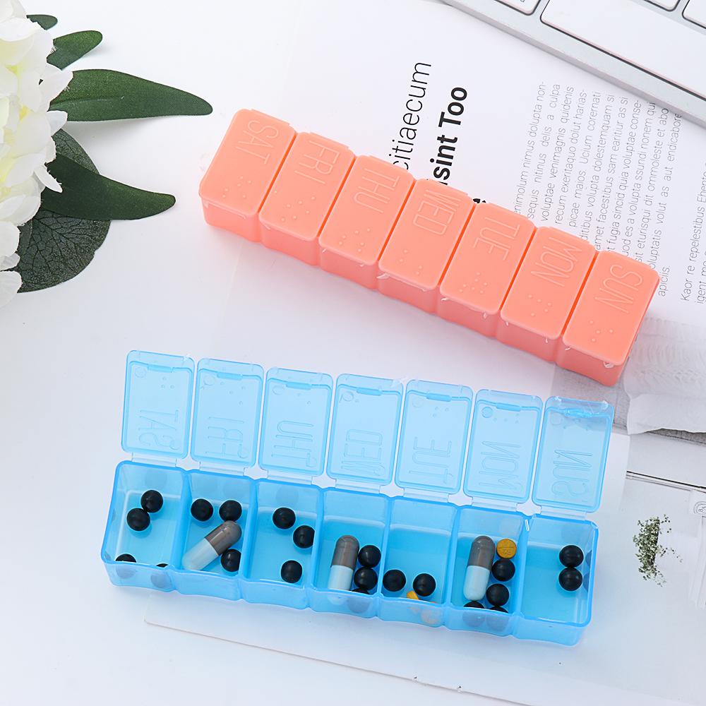 Hộp Đựng Thuốc / Trang Sức Bằng Nhựa Tiện Dụng Cho Gia Đình