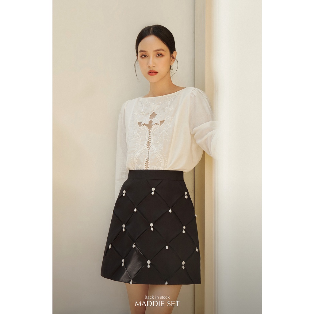 MAVEN - Chân váy dáng A đính kết Maddie Skirt