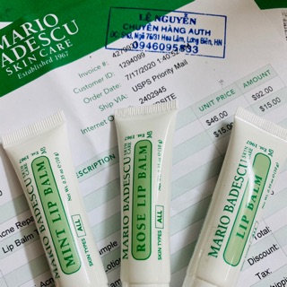 ( Bill usa 🇺🇸) son dưỡng môi mario badescu
