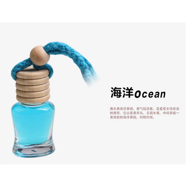 Lọ đựng dầu thơm treo trang trí xe hơi