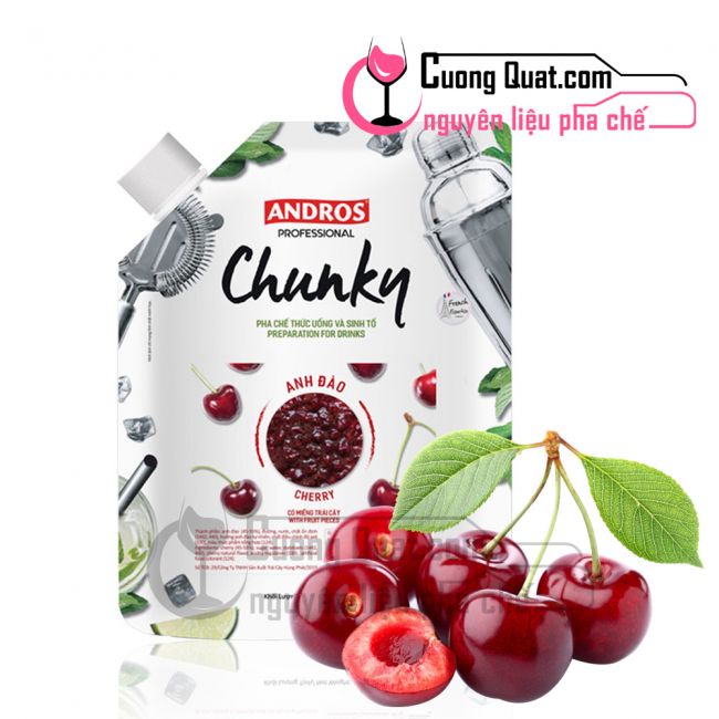 Mứt trái cây Chunky Andros Đủ Mùi 1KG