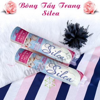Bông Tẩy Trang Silca Cotton Pads nhập khẩu Nhật Bản 80 miếng