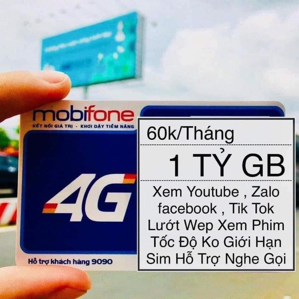 SIM VÀO MẠNG MOBIFONE KHÔNG GIỚI HẠN DUNG LƯỢNG