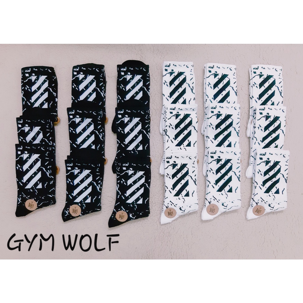 Vớ OFF WHITE cao cổ, Tất UNISEX cổ cao Nam Nữ phong cách thể thao, trẻ trung.