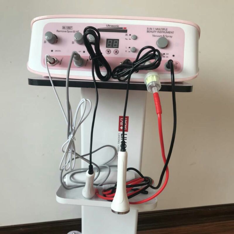 Bộ 2 dây nối đỏ-đen hút mụn, phun sương dùng cho máy 5in1