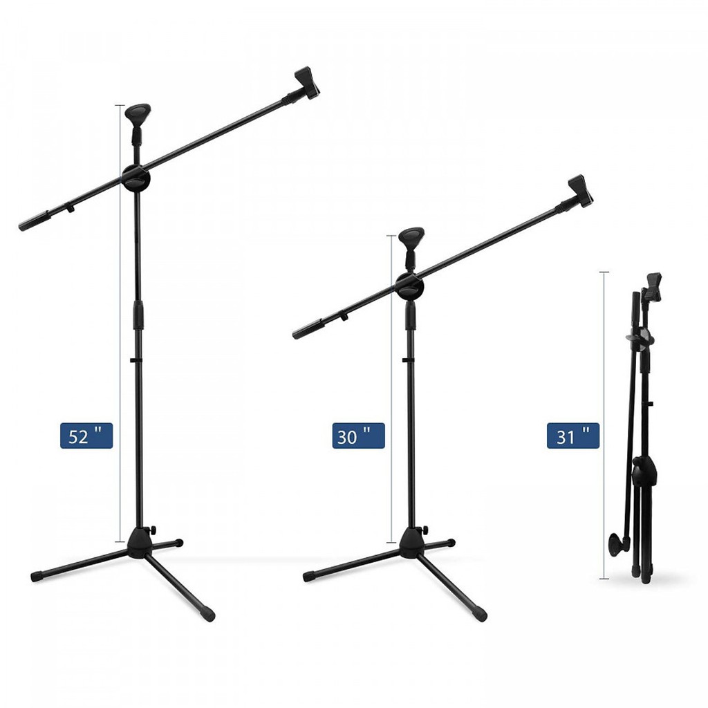 [GIAO NHANH 2H] Chân đế đứng kẹp Micro bom mic stand-chân đế micro sân khấu - Chân micro đứng