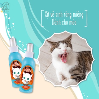Xịt vệ sinh răng miệng cho mèo lee webster