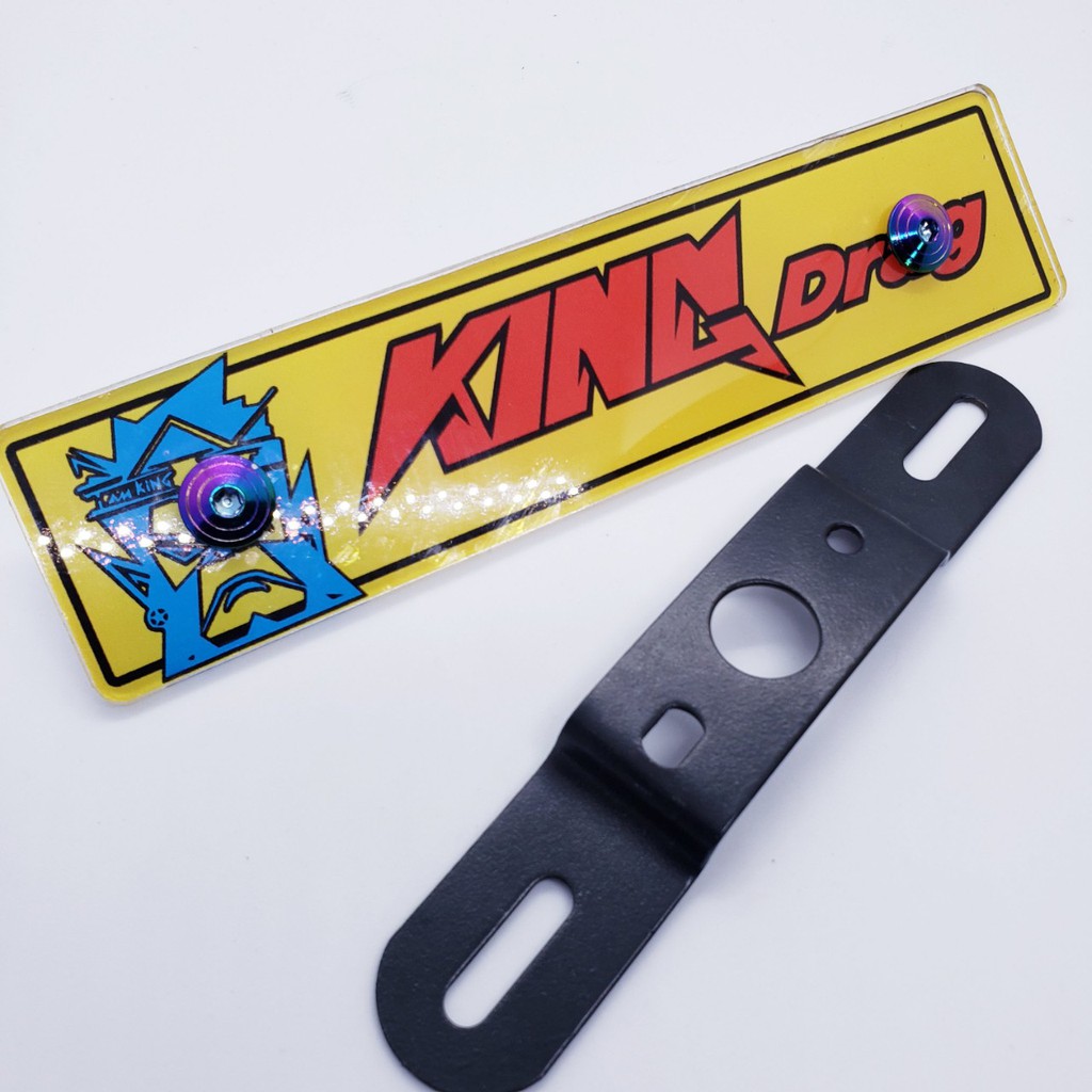 BẢNG tên KING DRAG  CNC cao cấp, phụ kiện đồ chơi xe máy
