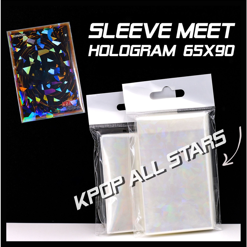 Xấp 10-50 bọc bài Sleeves Card hologram nhiều hiệu ứng hologram bảo vệ card