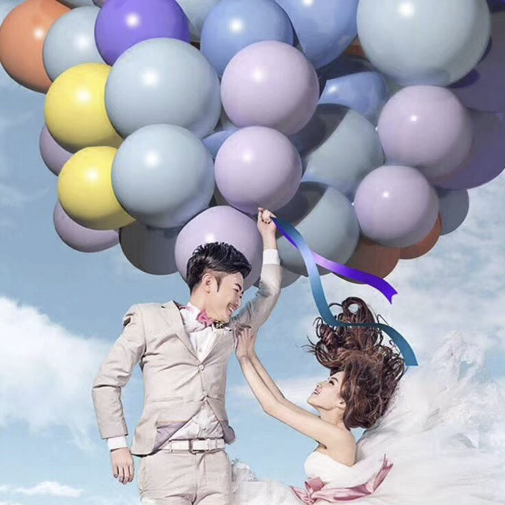 Set 10 Bong Bóng Tròn Chất Lượng Cao Nhiều Màu Sắc Độc Đáo Tươi Tắn