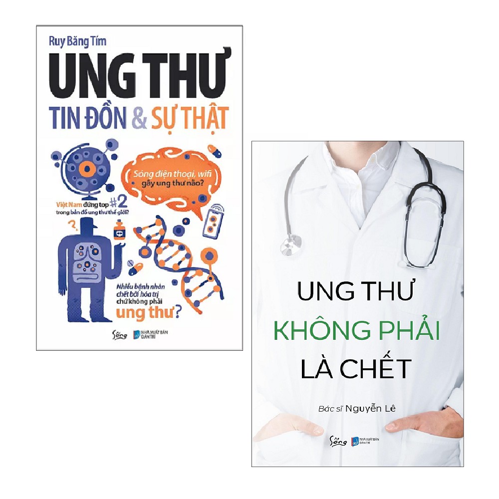 Sách - Combo: Ung Thư - Tin Đồn Và Sự Thật + Ung Thư Không Phải Là Chết (2 cuốn)