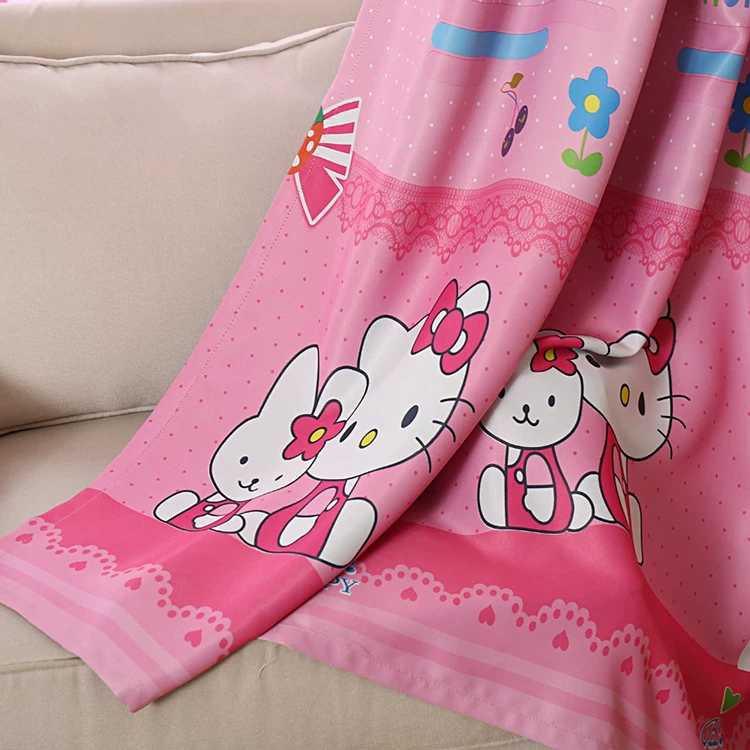 Rèm cửa kitty kimono dễ thương nhiều kích thước (kèm hình thật)