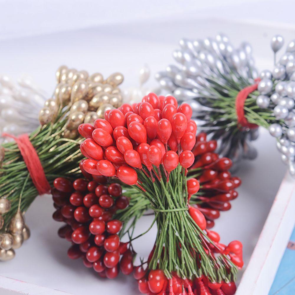 Set 130 / 140 Bông Hoa Giả Trang Trí Giáng Sinh