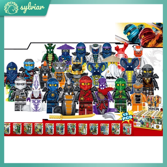 Set 24 Mô Hình Lego Mini Ninjago Dành Cho Trẻ Em