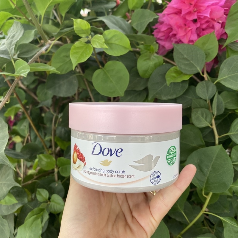 Kem tẩy tế bào chết Dove bản Đức và bản Mỹ