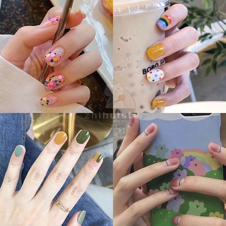 Set 14 Miếng Dán Móng Tay Hình Mặt Cười Chống Thấm Nước Thân Thiện Với Môi Trường Trang Trí Móng Tay Nghệ Thuật