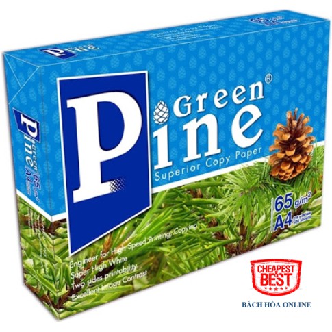 Giấy In - Phô tô A4 Green Pine