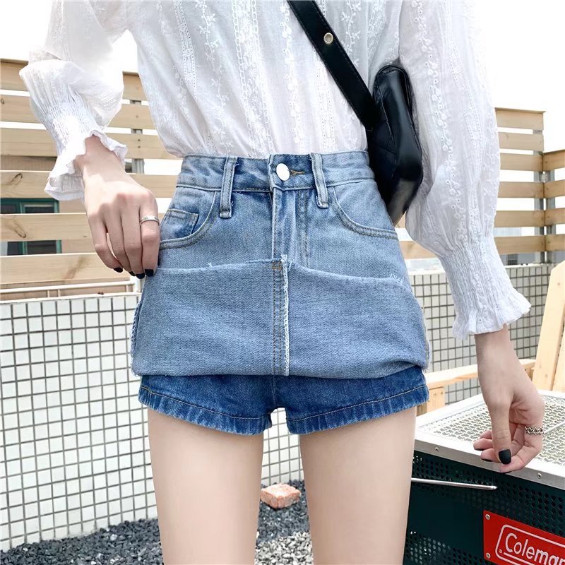 Chân Váy Jean Bò Dáng Chữ A, Chân Váy Bò Vải Jean Cao Cấp M6236