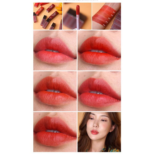 [B01-B05] Son kem lì siêu mịn RiRe Air Fit Velvet Tint 4.5g