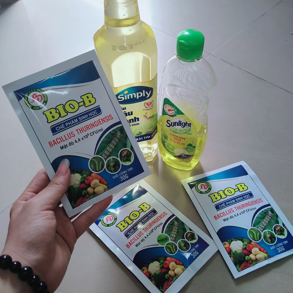 Chế phẩm vi sinh phòng diệt sâu, nhện đỏ, bọ trĩ, sùng đất... sinh học BIO-B