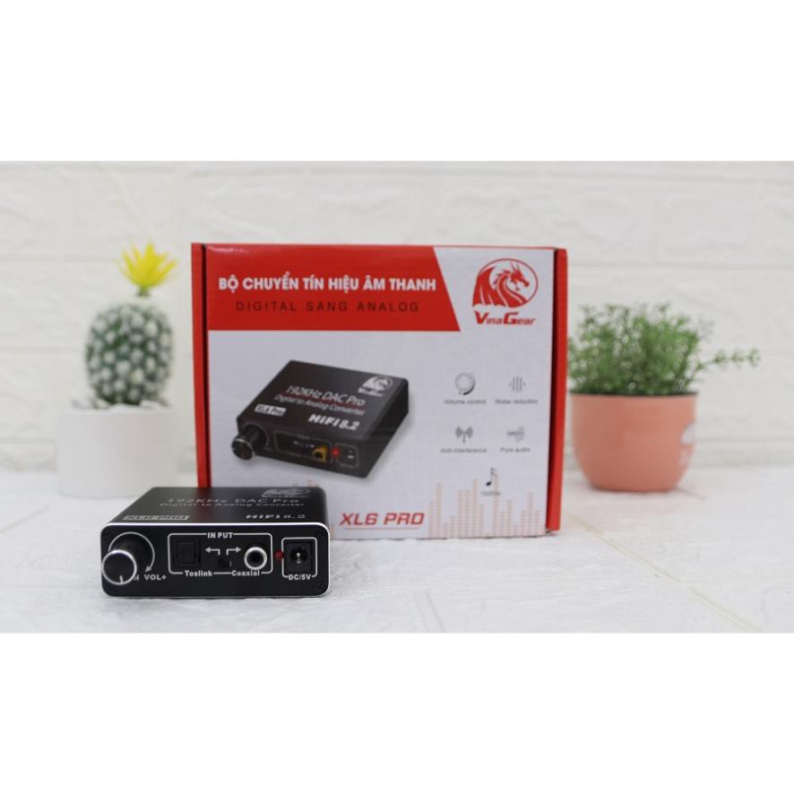 BỘ CHUYỂN ĐỔI ÂM THANH DIGITAL SANG ANALOG VINAGEAR XL6 PRO CHÍNH HÃNG
